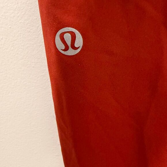Lululemon Fast Free Reflective Crop 19” Brick Orange Leggings 2 - Picture 3 of 4